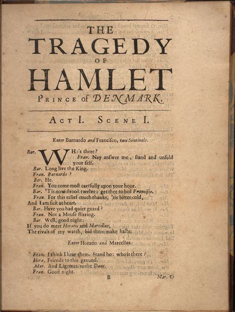shakespeare hamlet original text